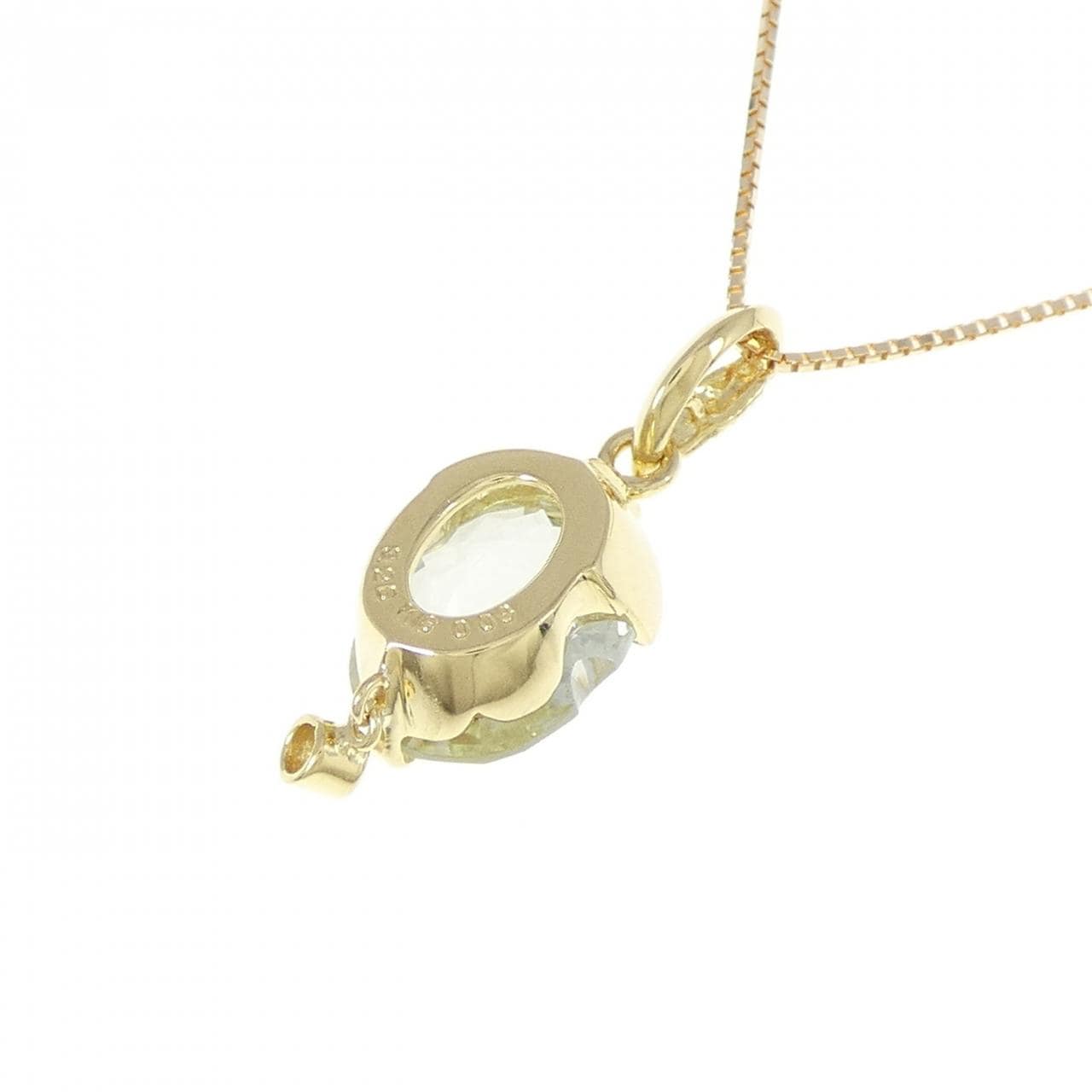 K18YG クオーツ ネックレス 3.26CT
