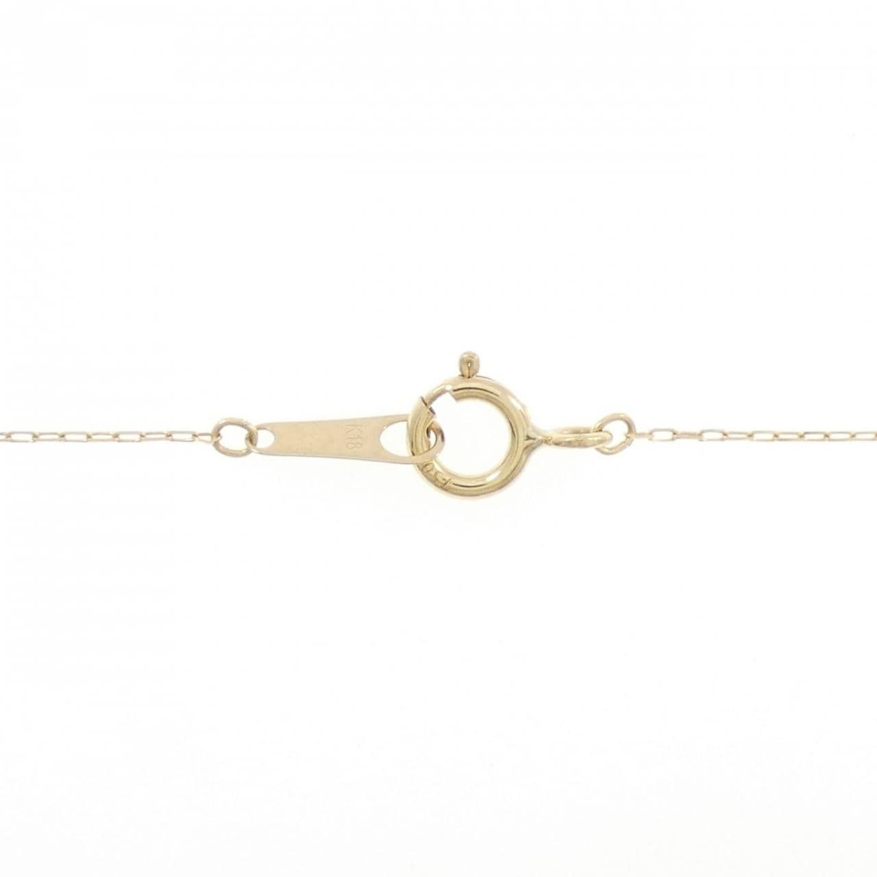 [BRAND NEW] K18YG Diamond Necklace 0.08CT