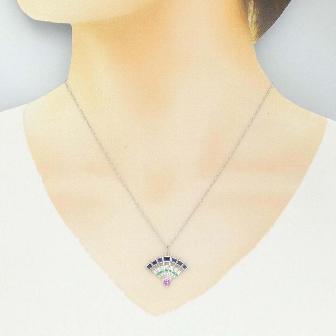 ティファニー カラーストーン ネックレス