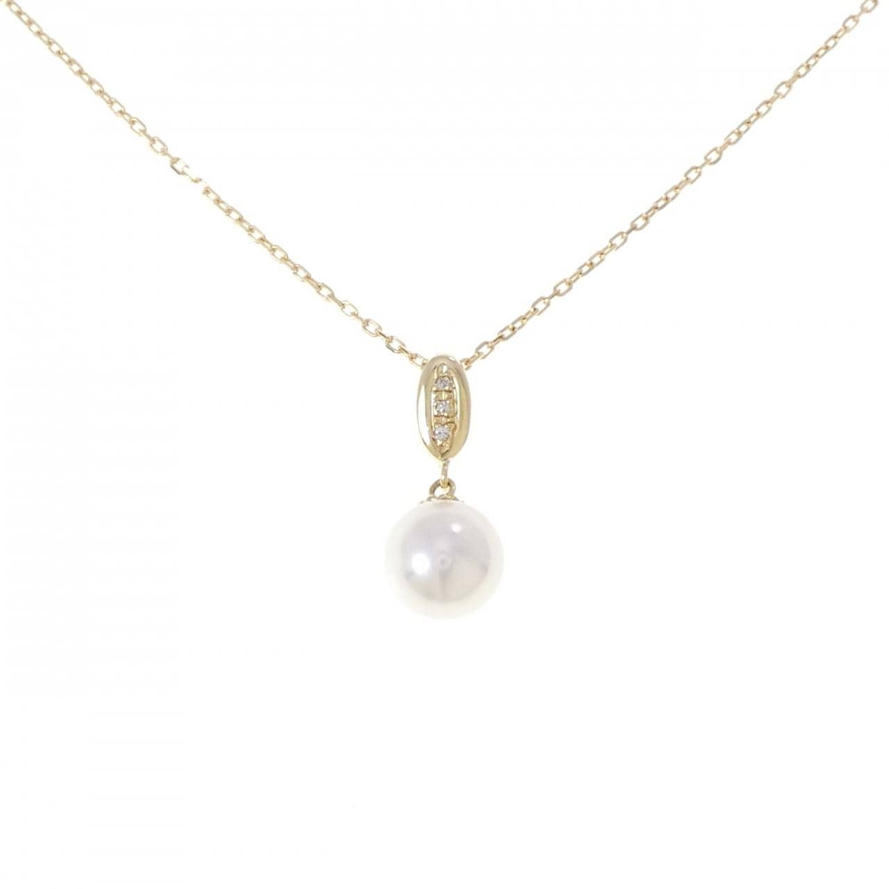 K18YG アコヤパール ネックレス 8.7mm