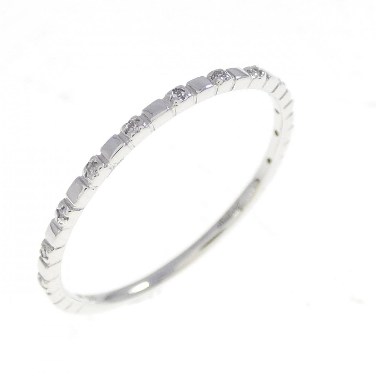 K10WG ダイヤモンド リング 0.03CT