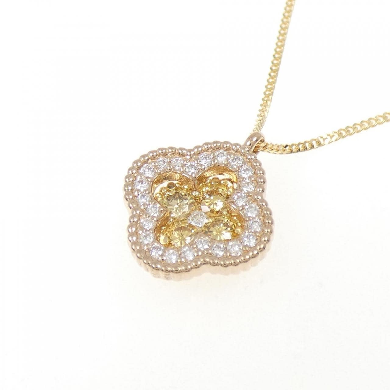 K18PG/K18YG ダイヤモンド ネックレス 0.25CT