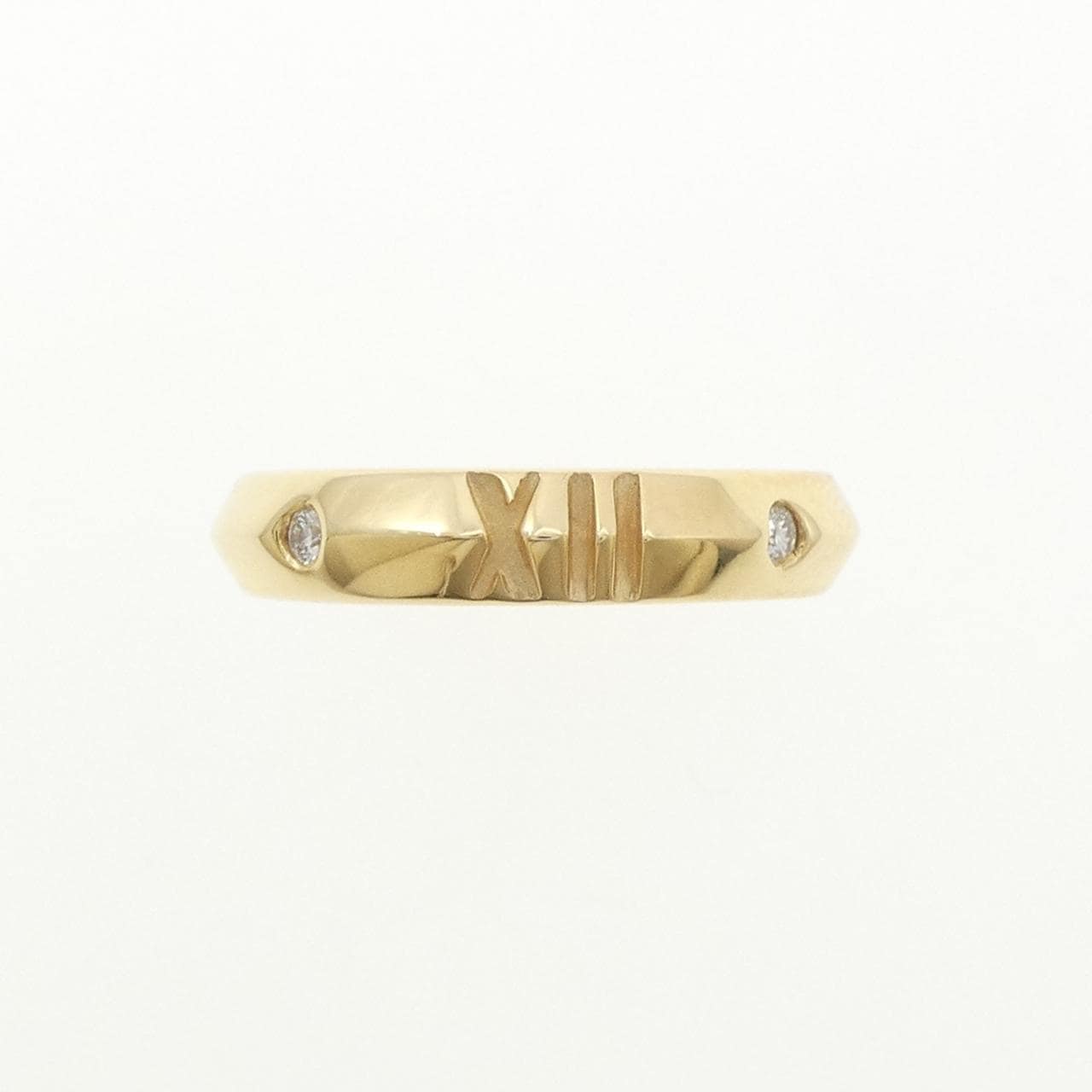 ティファニー アトラス Xクローズド ナロー リング 0.10CT