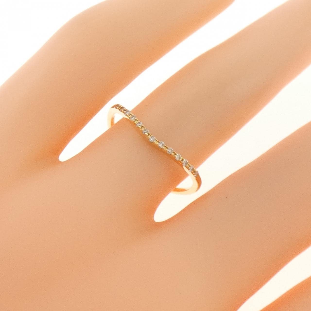 アガット ダイヤモンド リング 0.06CT