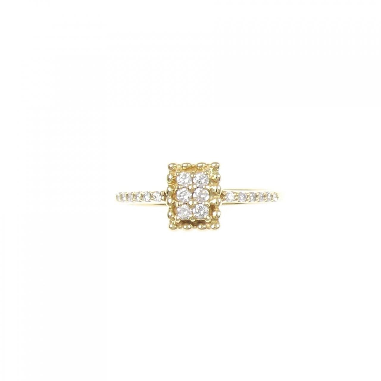 K18YG ダイヤモンド リング 0.16CT