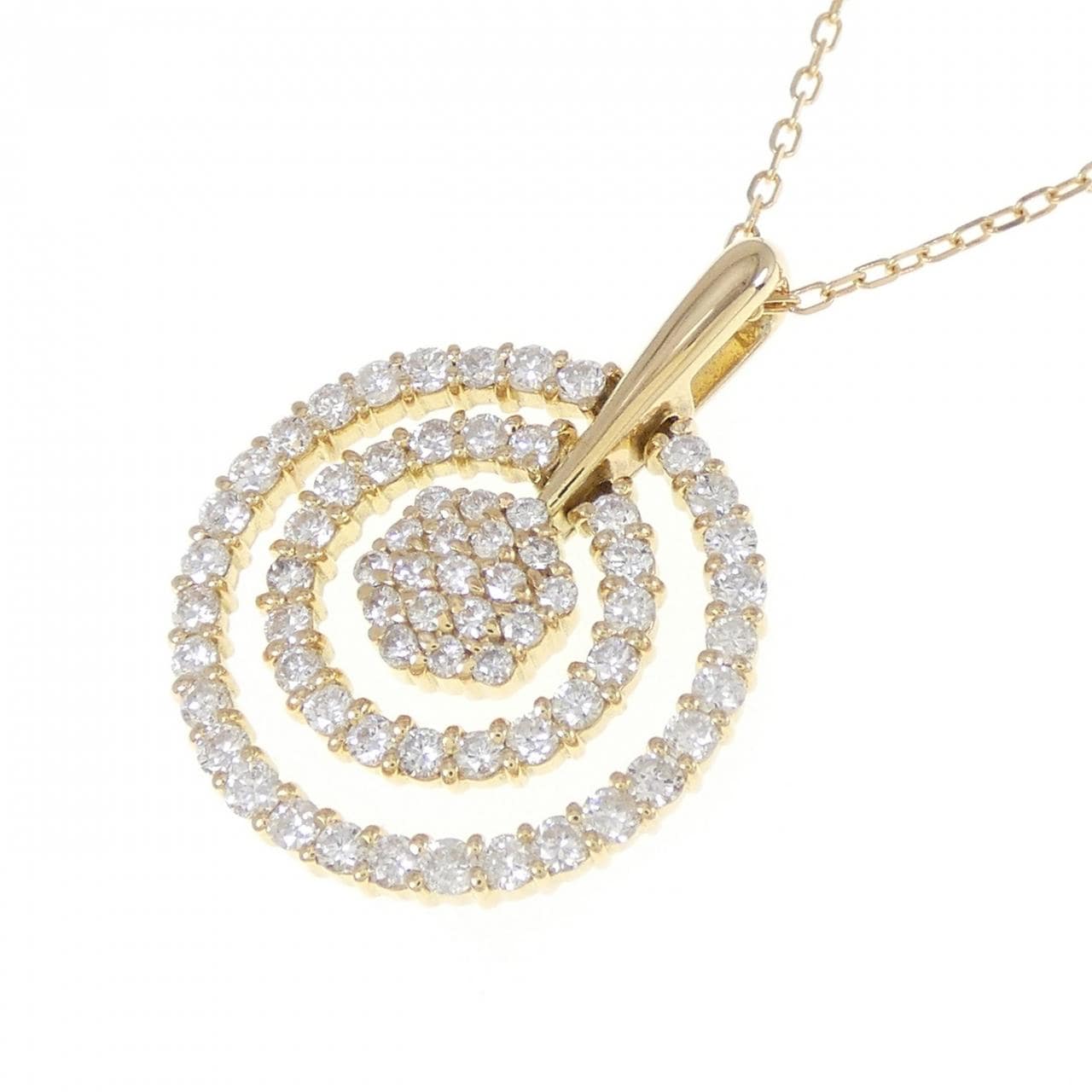 K18YG ダイヤモンド ネックレス 1.00CT