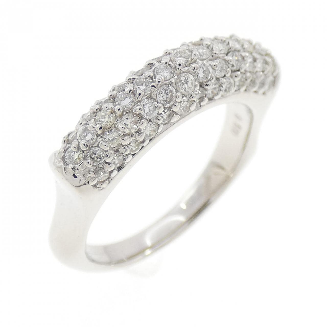 PT900 パヴェ ダイヤモンド リング 0.50CT