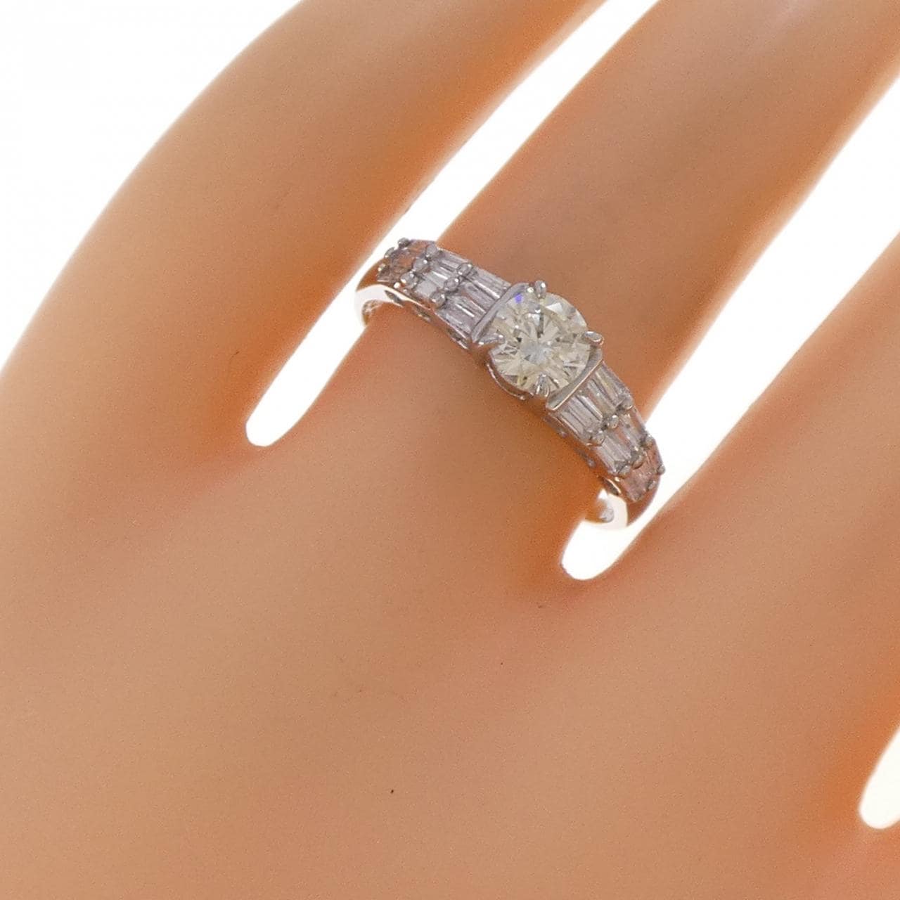 PT900 ダイヤモンド リング 0.48CT