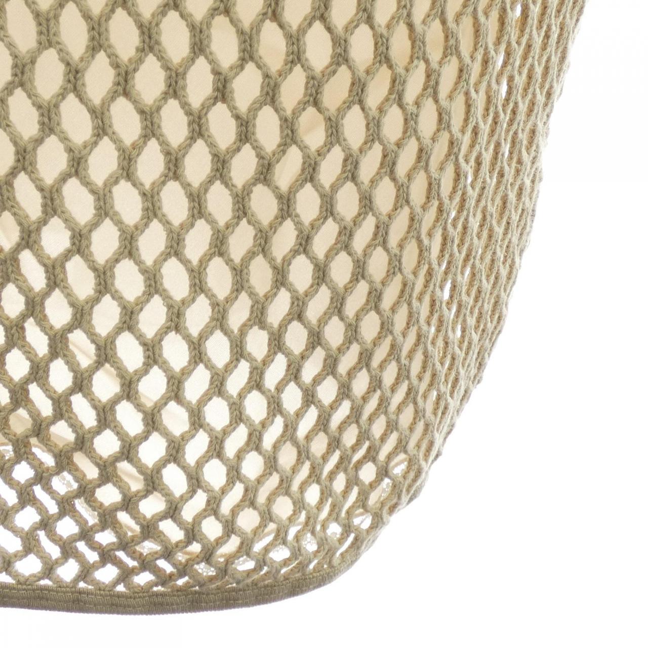 プラダ PRADA コットンメッシュ トライアングルロゴ 31143 SOOO 16ND スカート