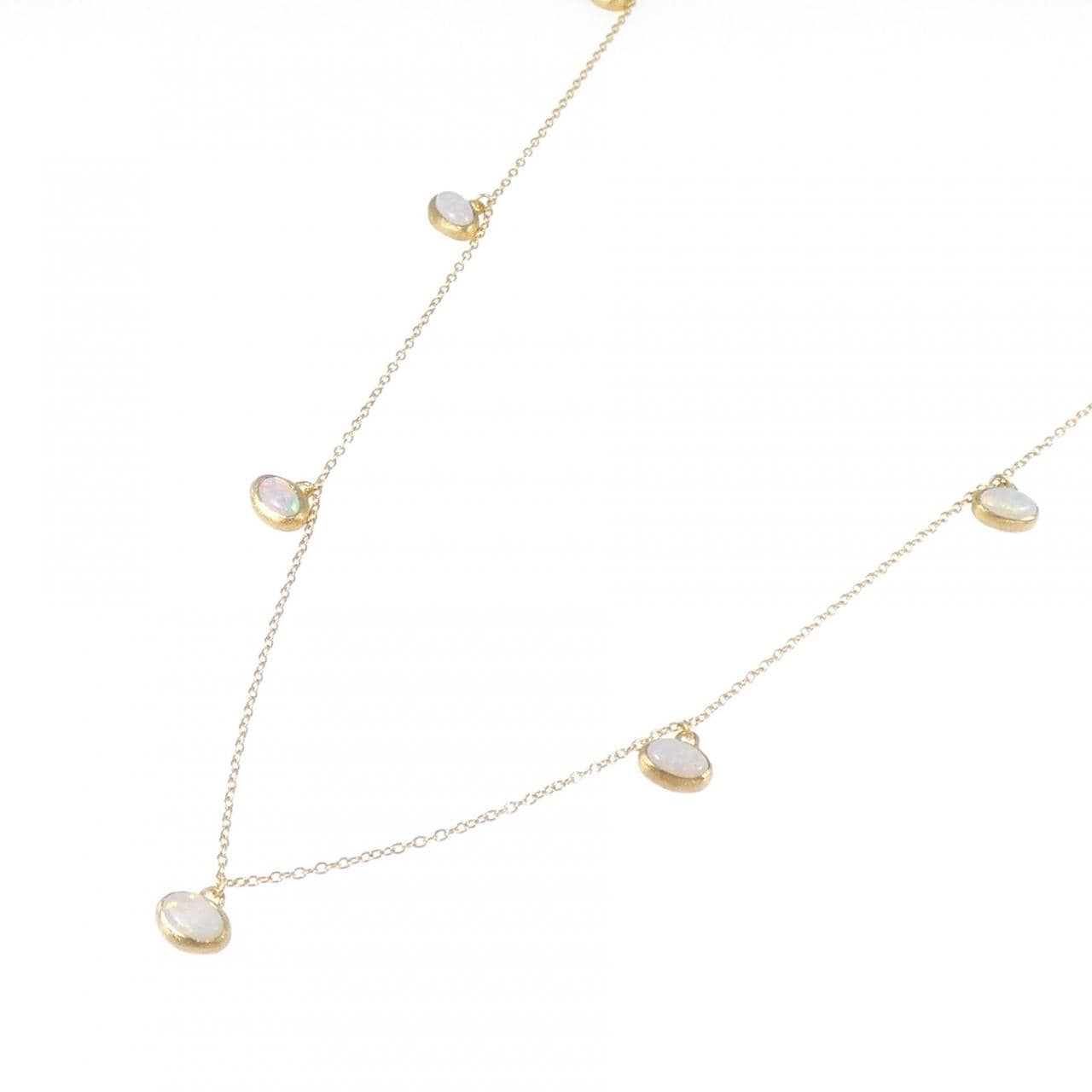 K18YG オパール ネックレス