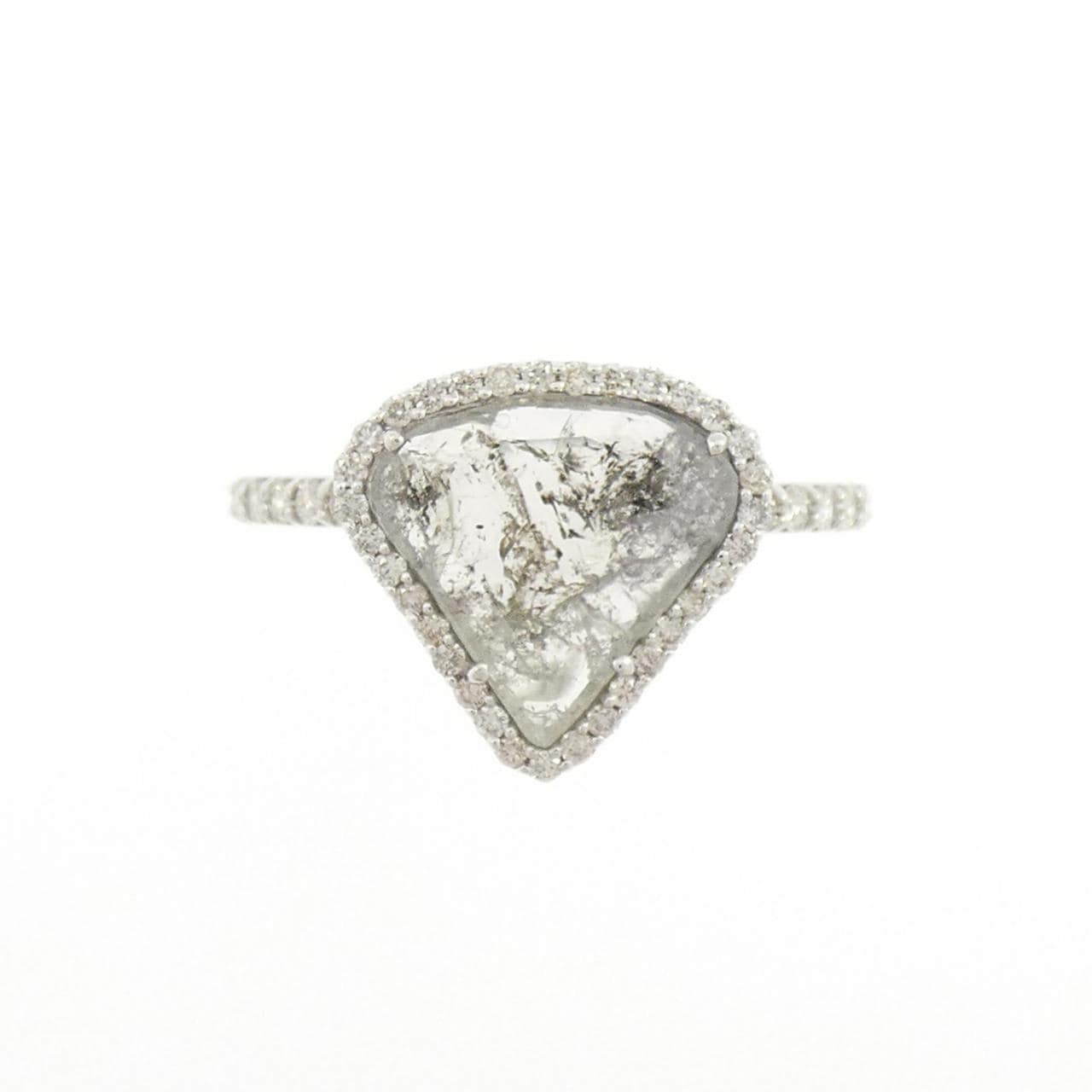 K18WG ダイヤモンド リング 1.39CT