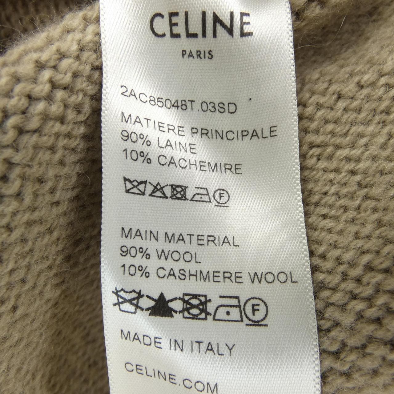 セリーヌ CELINE トリオンフ TRIOMPHE　クルーネックセーター 2AC85048T ニット