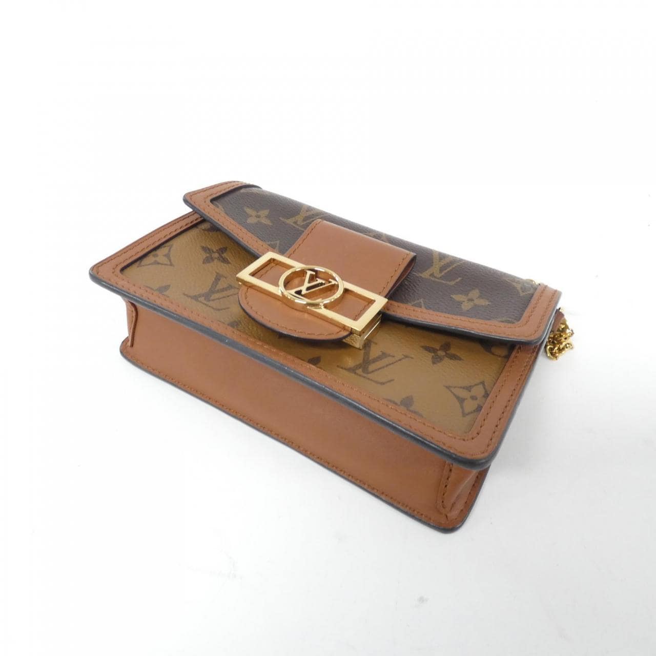 LOUIS VUITTON Monogram Portefeuille Dauphine M68746 鏈條錢包