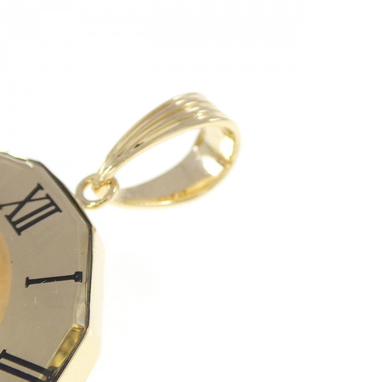 K18YG (框) 硬币吊坠