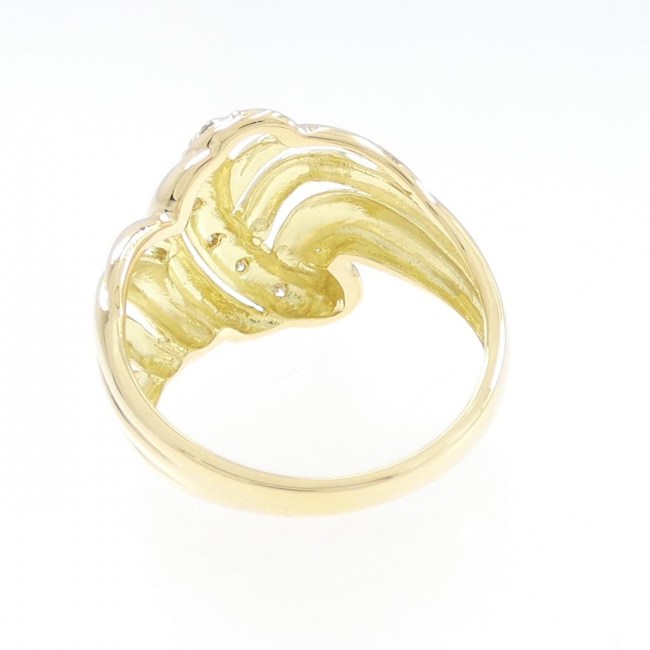 K18YG ダイヤモンド リング 0.04CT