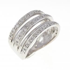 K18WG ダイヤモンド リング 0.30CT