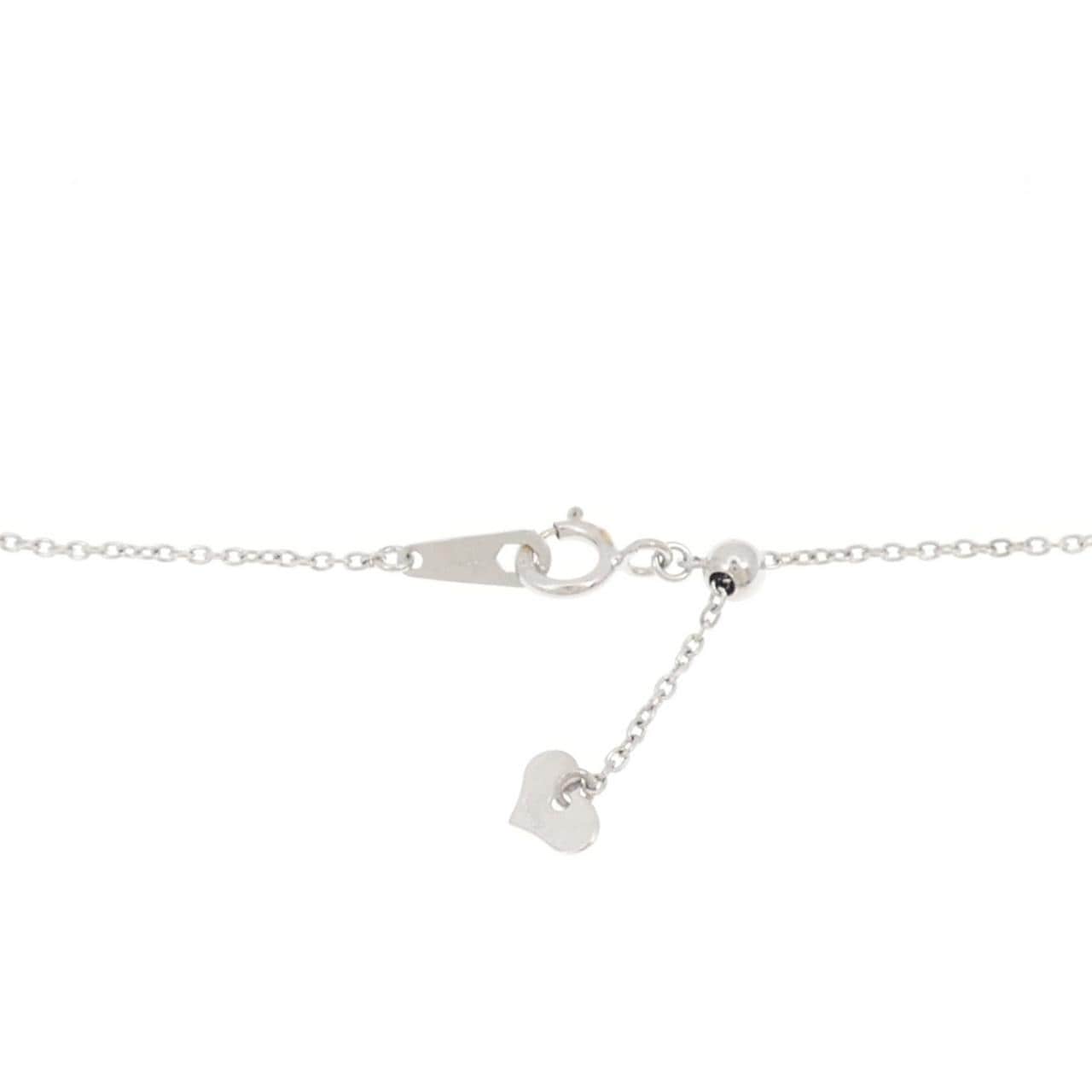 K18WG ダイヤモンド ネックレス 0.36CT