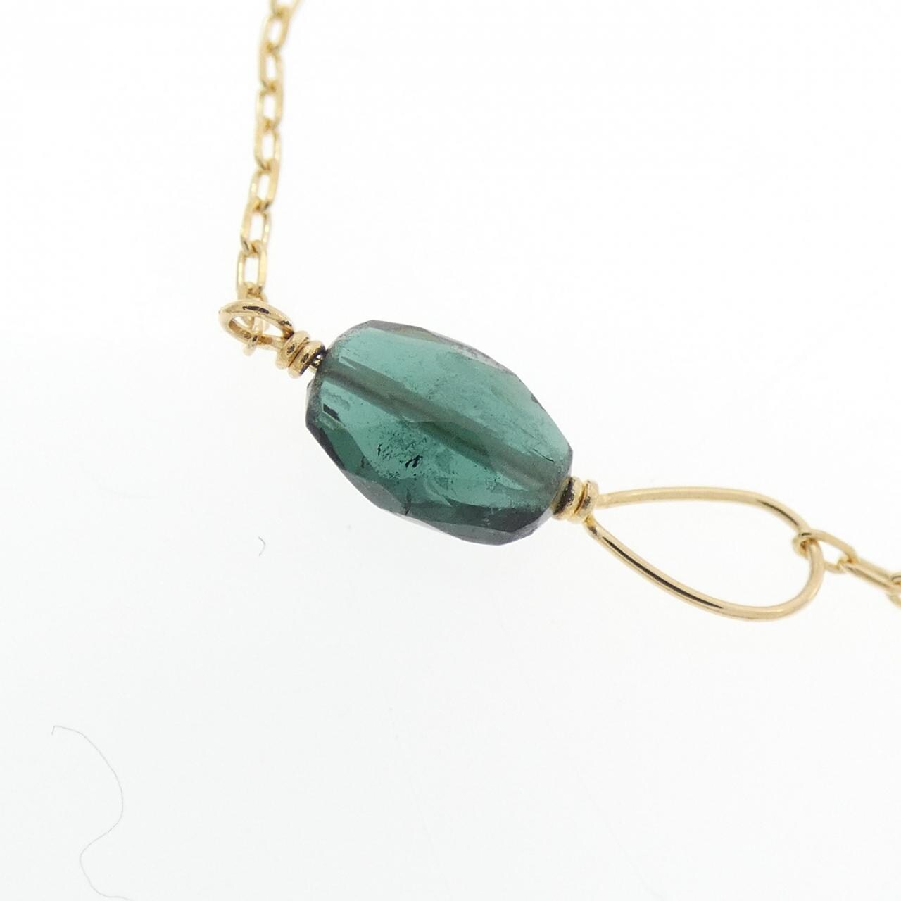 K18YG トルマリン ネックレス