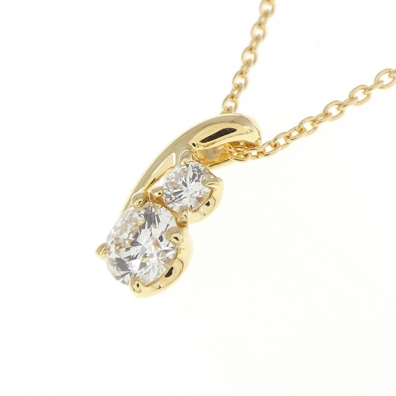 【リメイク】K18YG ダイヤモンド ネックレス 0.212CT F VVS1 EXT