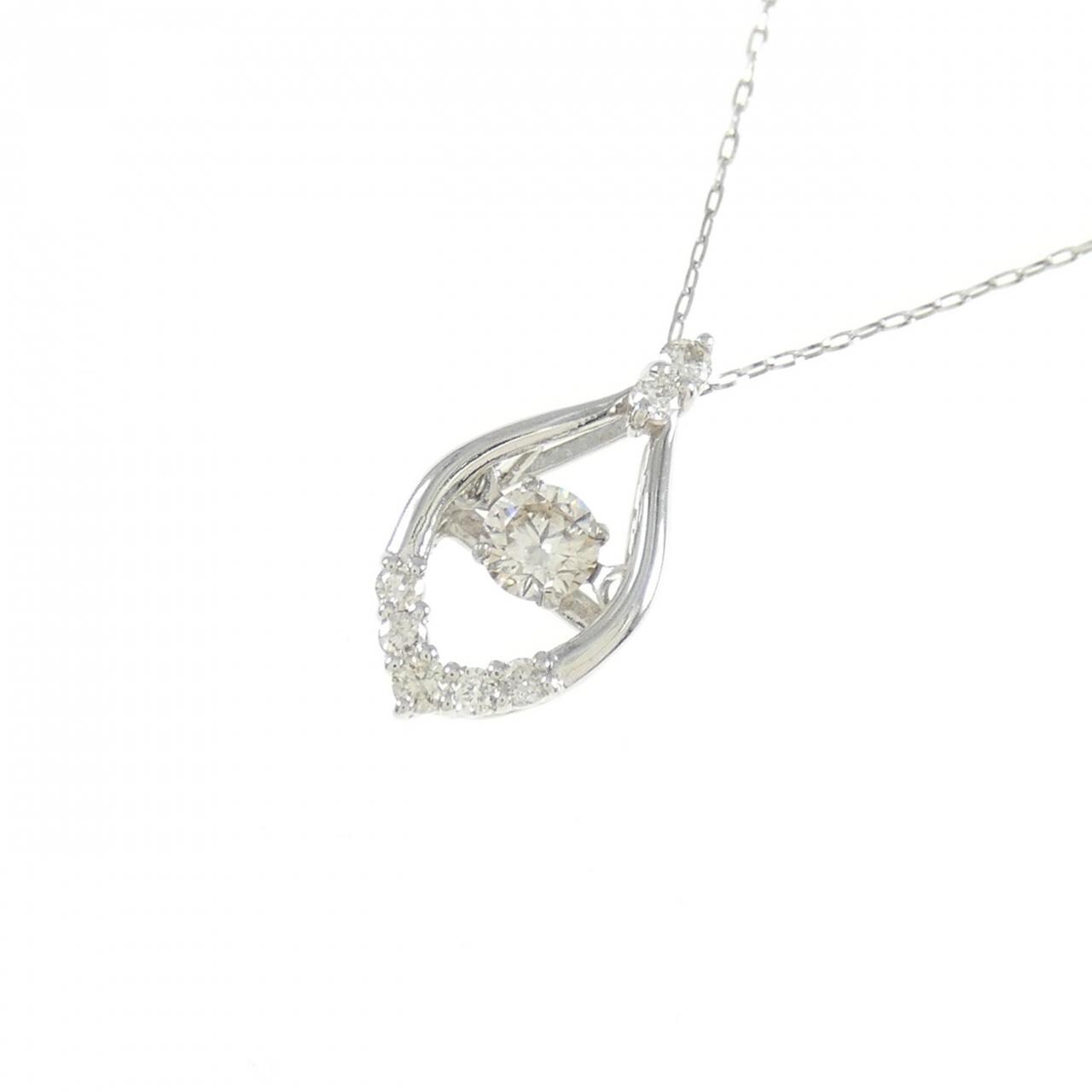 【新品】PT900 ダイヤモンド ネックレス 0.18CT