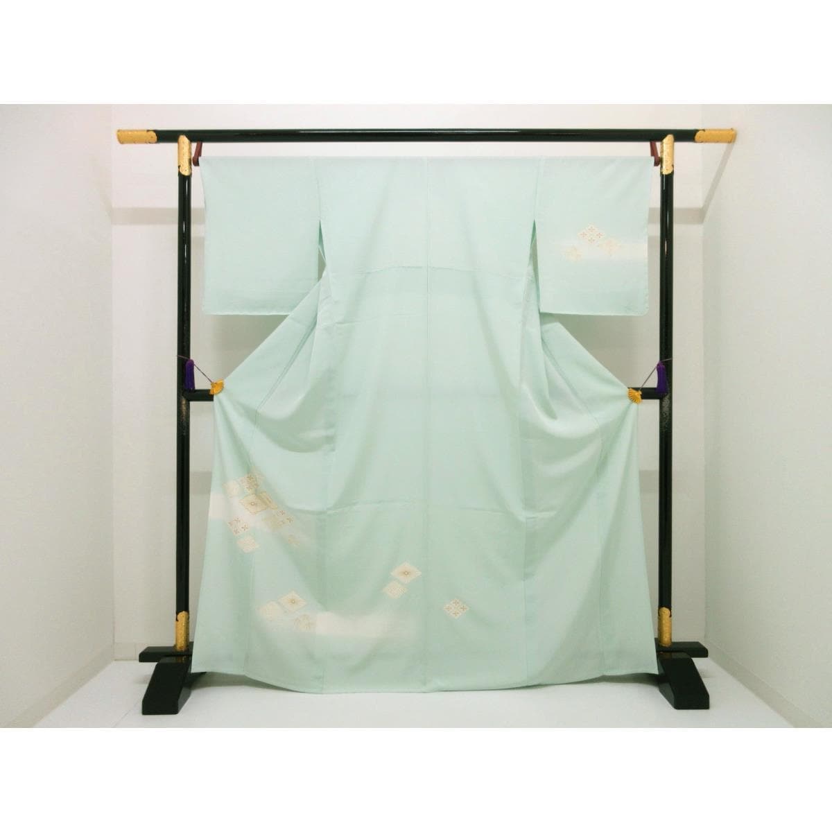 【新品】単衣 訪問着 【吉澤織物】 友禅金彩加工