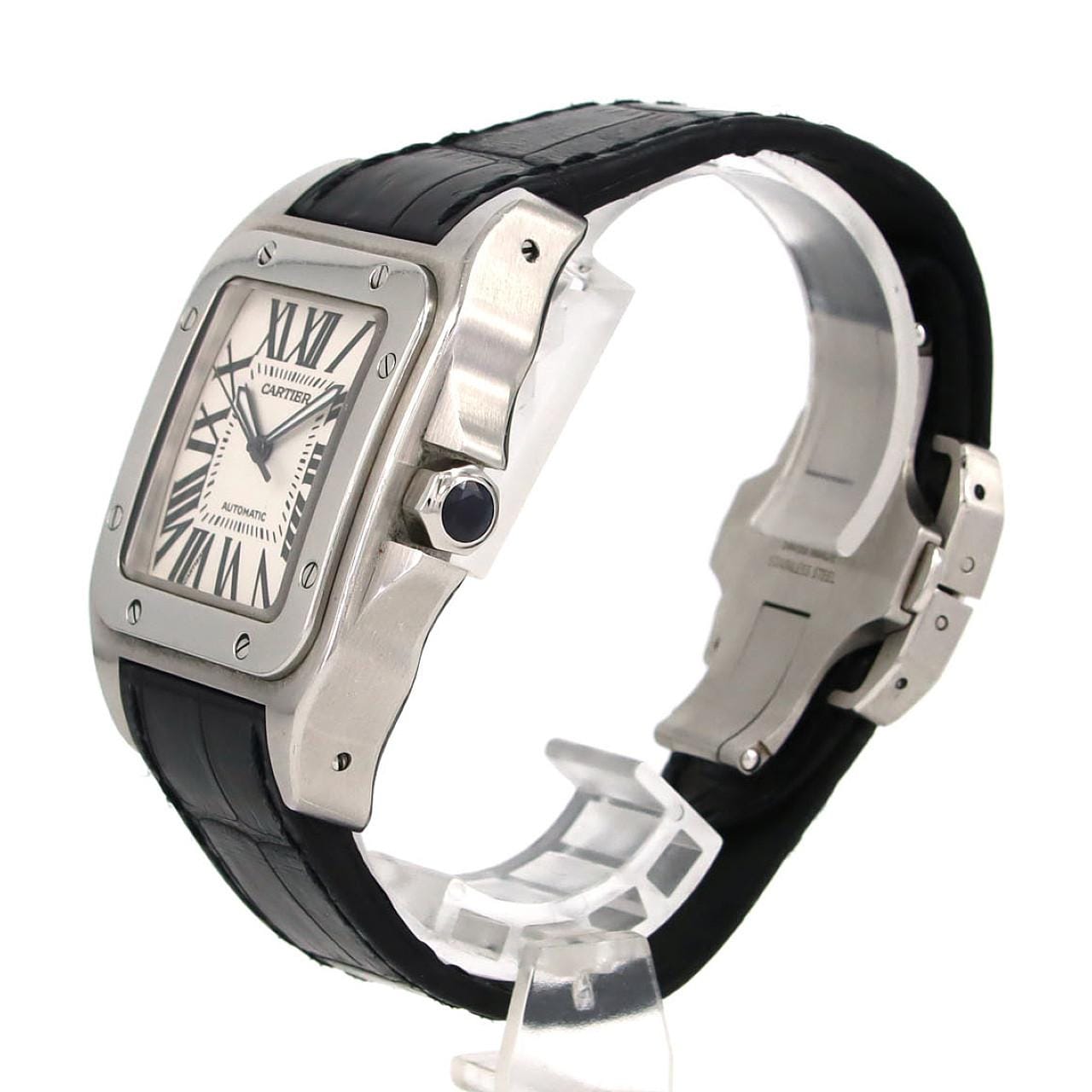 【ノーメンテナンス還元価格】カルティエ サントス100LM 1904-2004刻印 W20076X8 SS 自動巻