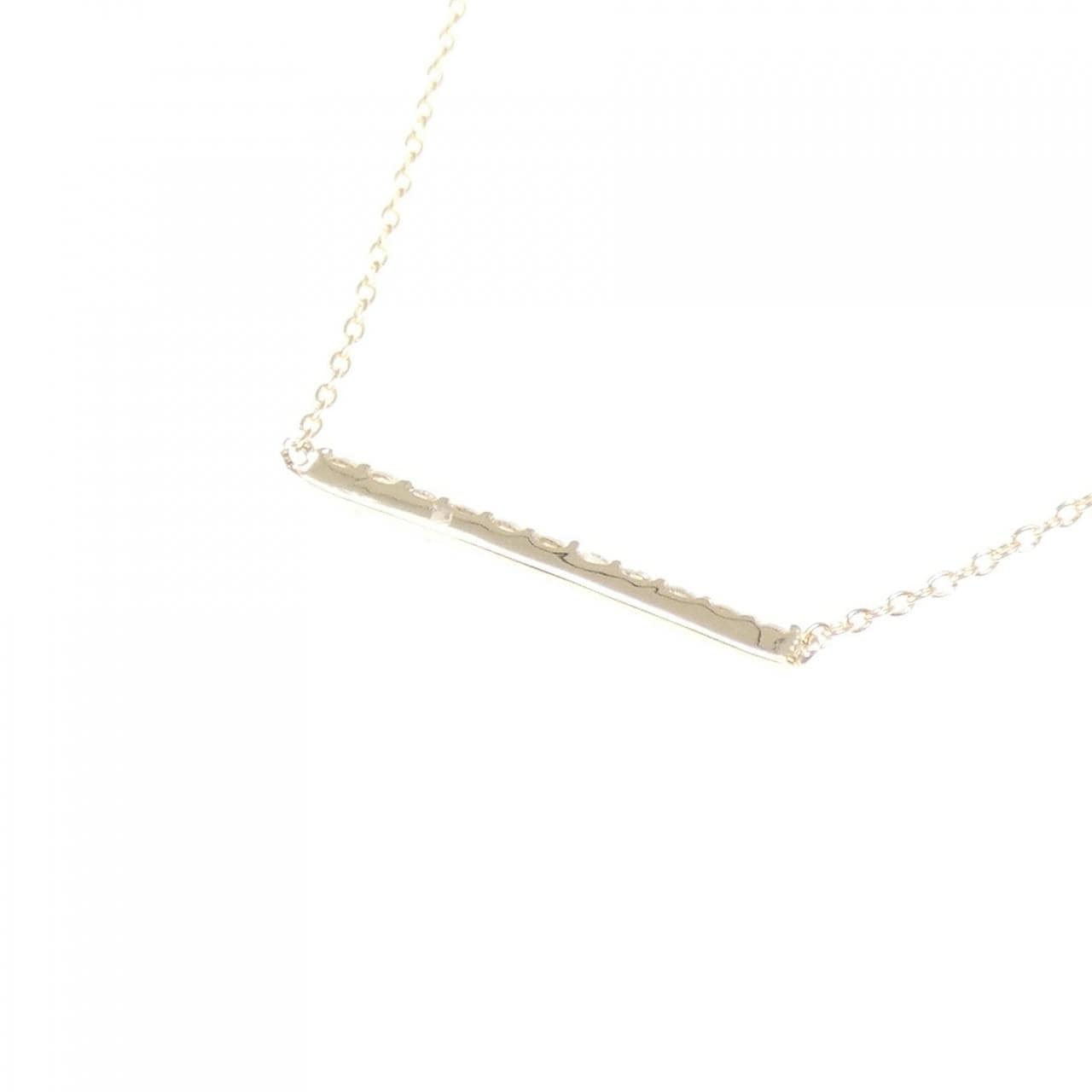 【リメイク】K10YG ダイヤモンド ネックレス 0.15CT