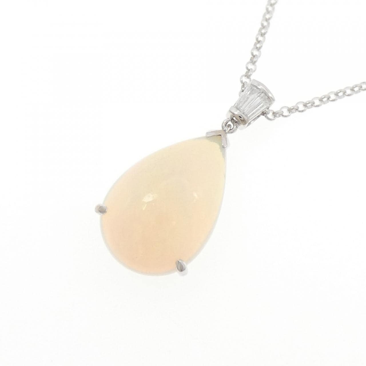 K18WG OPAL Necklace 7.48CT