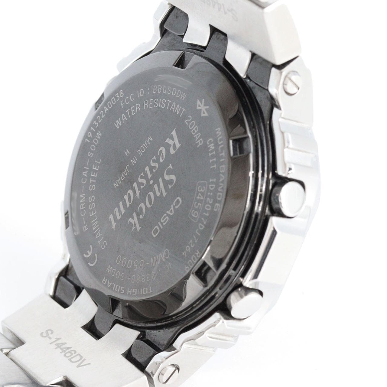 カシオ G-SHOCK 電波時計 GMW-B5000D-1JF SS ソーラークォーツ