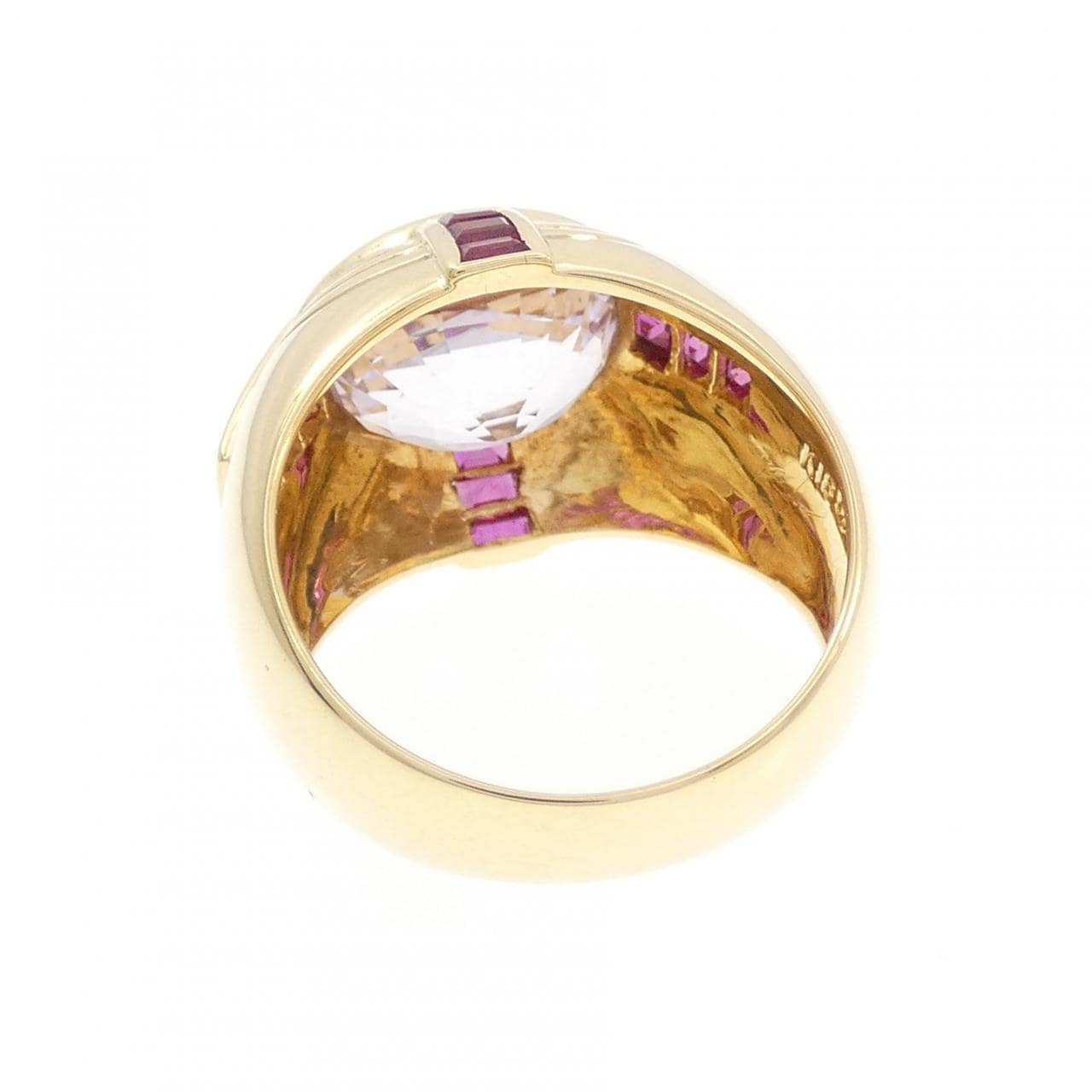 K18YG サファイヤ リング 5.83CT