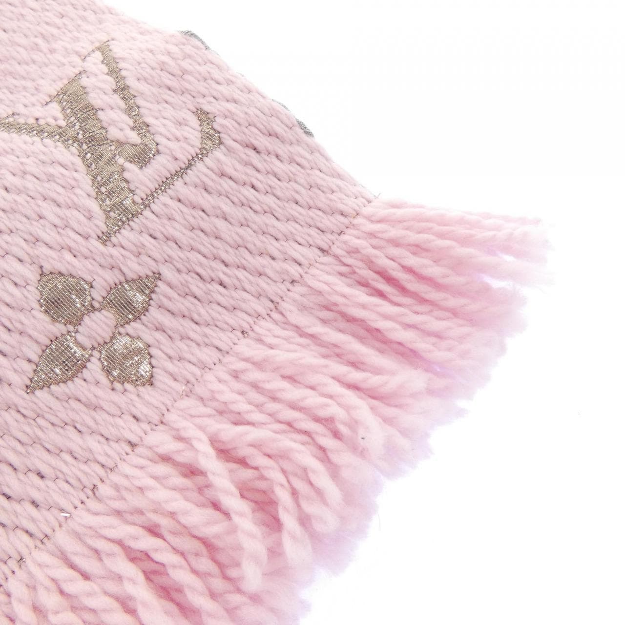 ルイヴィトン LOUIS VUITTON エシャルプ ロゴマニア シャイン M70466 MUFFLER
