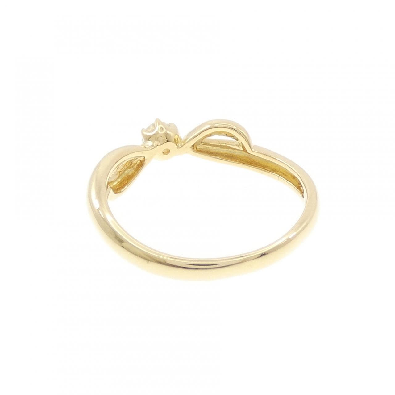 K18YG ダイヤモンド リング 0.10CT