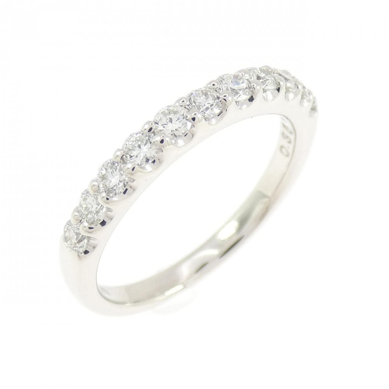 K18WG ダイヤモンド リング 0.35CT