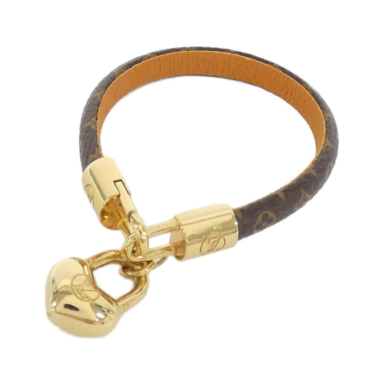 LOUIS VUITTON Monogram Bracelet Crazy in Rock 17cm M6451F Bracelet