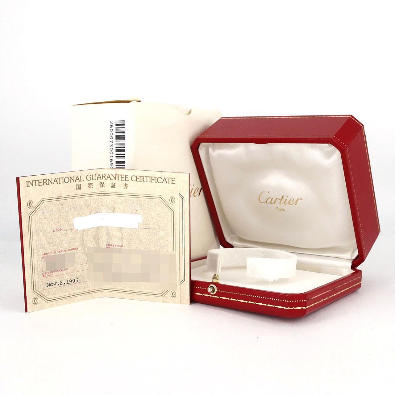 カルティエ トノーLM PT W1509551 PT 手巻