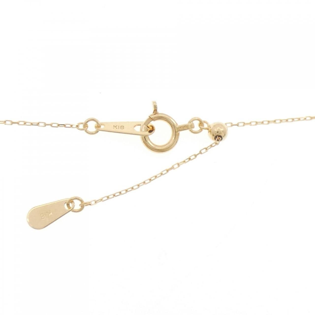 K18YG ダイヤモンド ネックレス 0.08CT