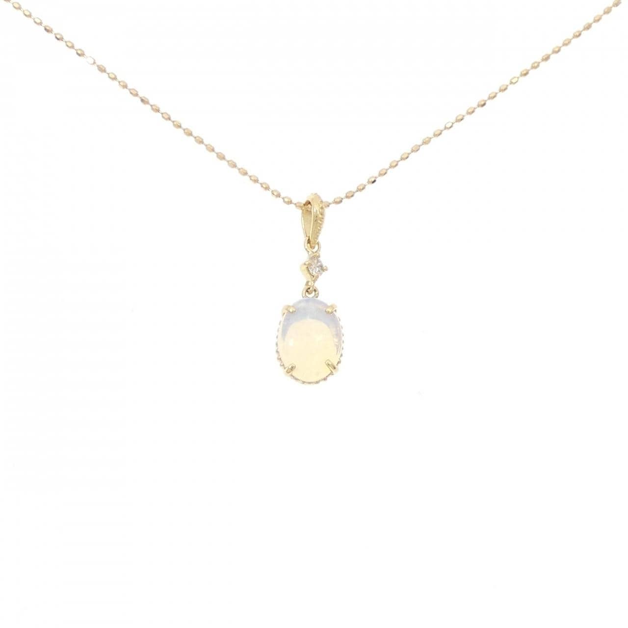 K18YG オパール ネックレス 0.5CT