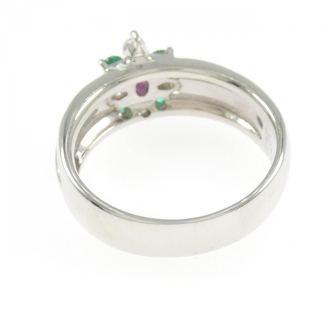 PT900 レッドベリル リング 0.10CT