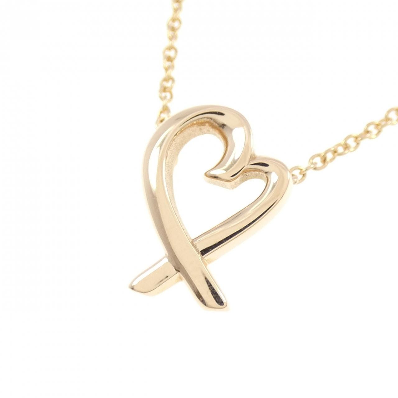 ティファニー ラビングハート ミニ ネックレス