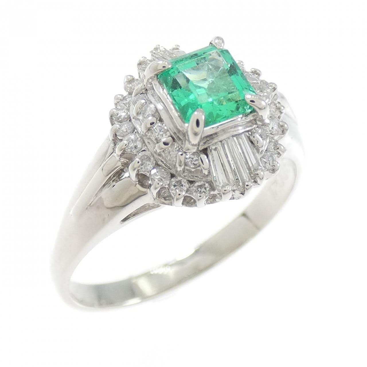 PT900 エメラルド リング 0.39CT