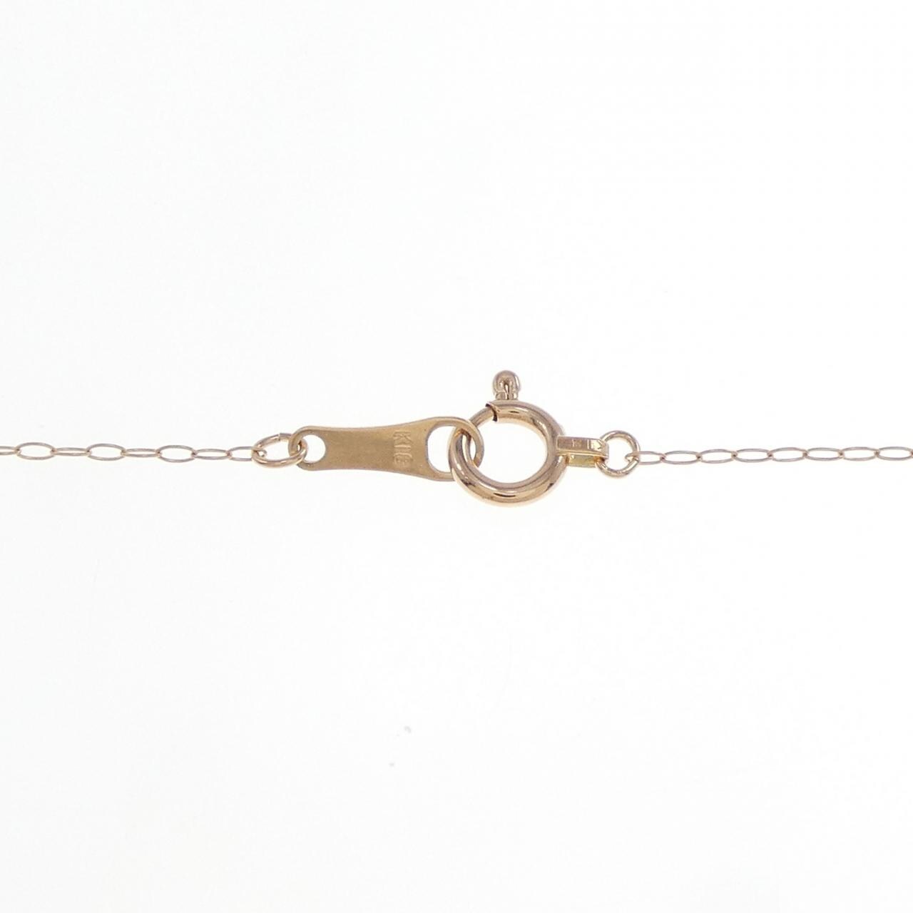 K18PG ダイヤモンド ネックレス 0.08CT