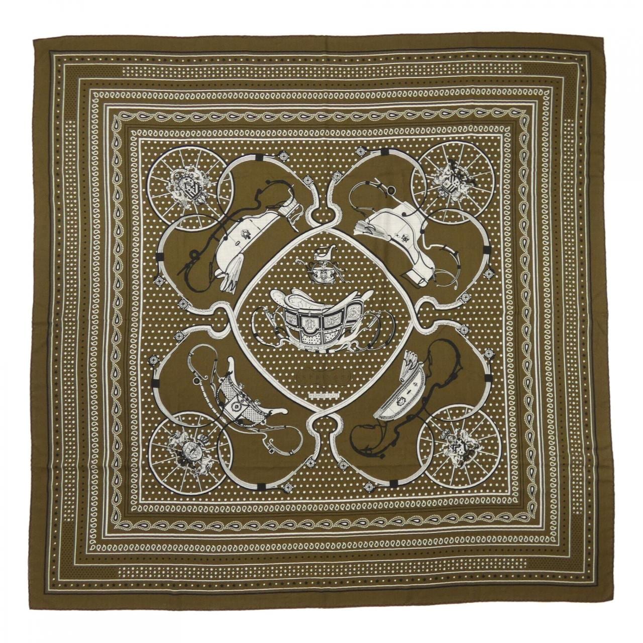 エルメス HERMES SPRINGS BANDANA H243783S カレジェアン140 ショール