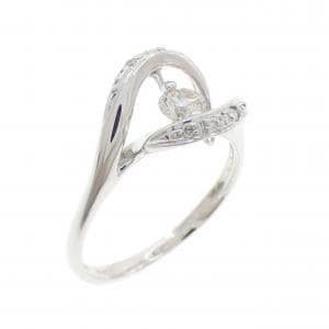 K18WG ダイヤモンド リング 0.24CT