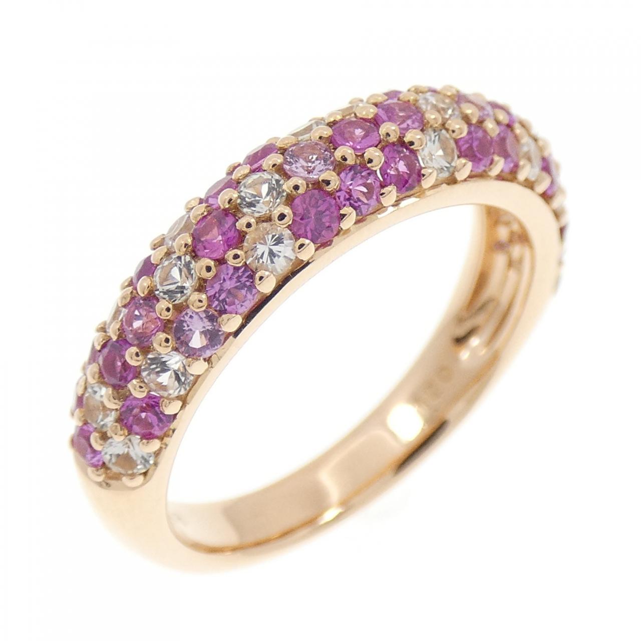 K18PG サファイヤ リング 1.20CT