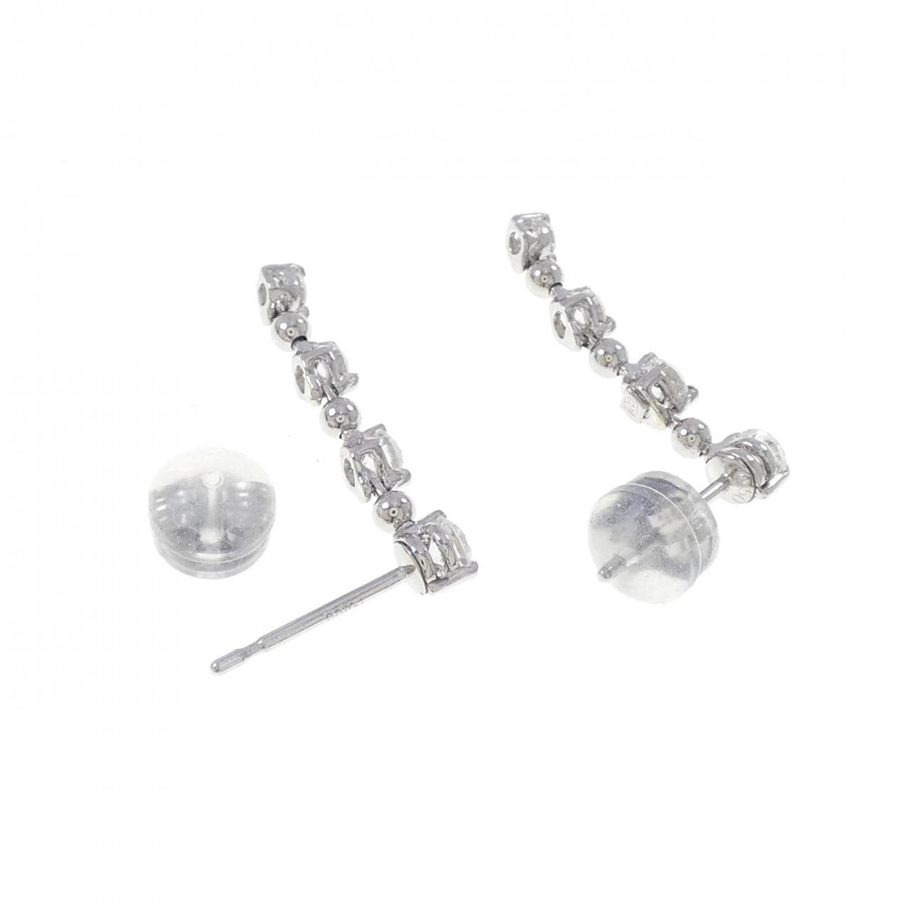 PT900 ダイヤモンド ピアス 0.50CT