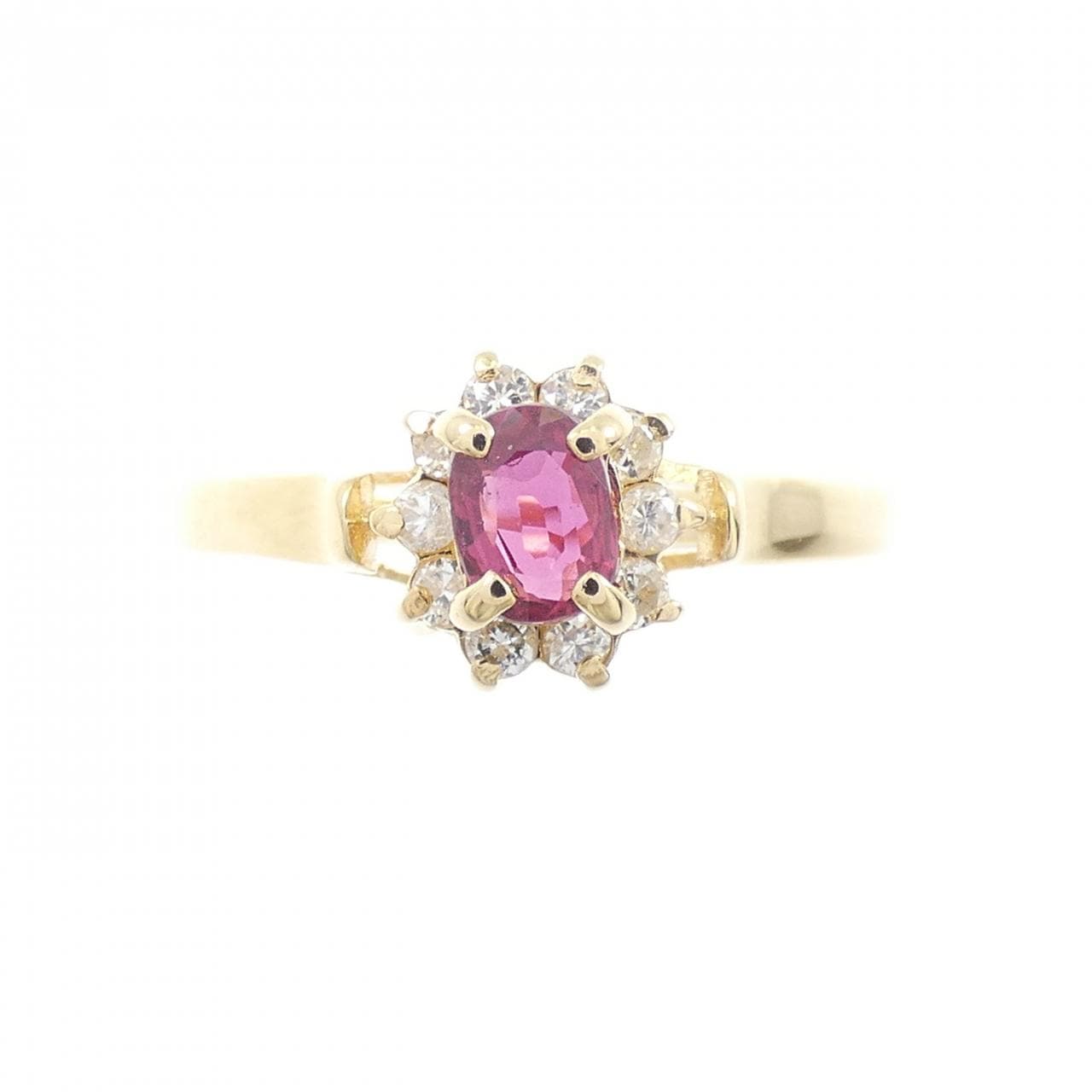 K18YG ルビー リング