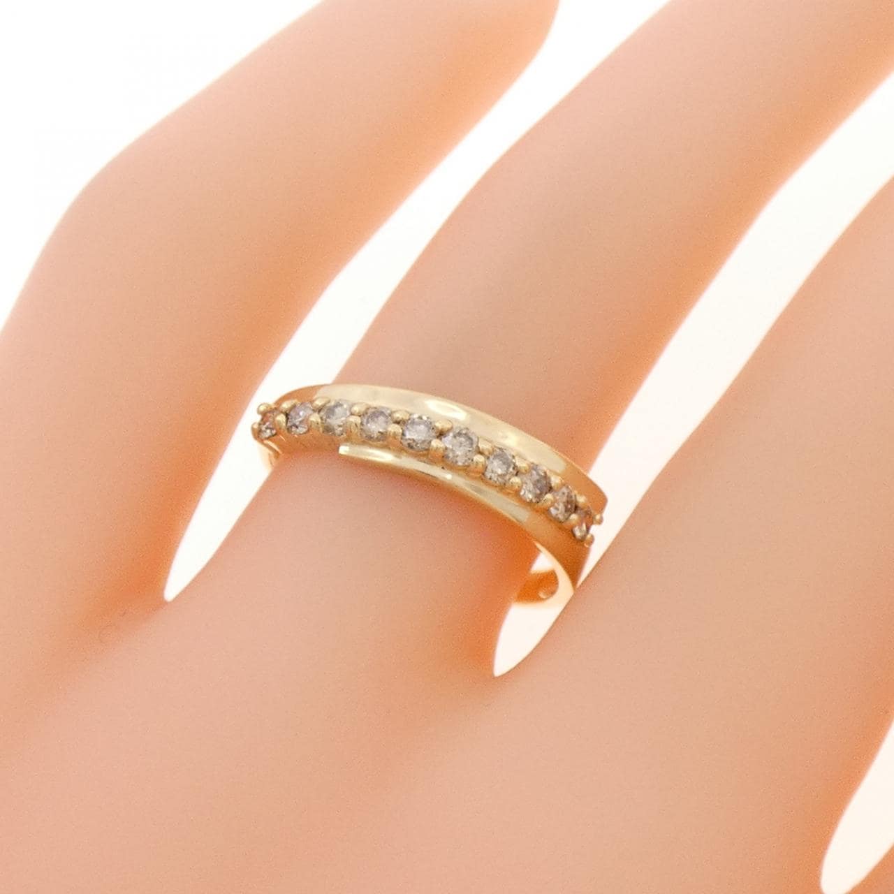 K18YG ダイヤモンド リング 0.30CT