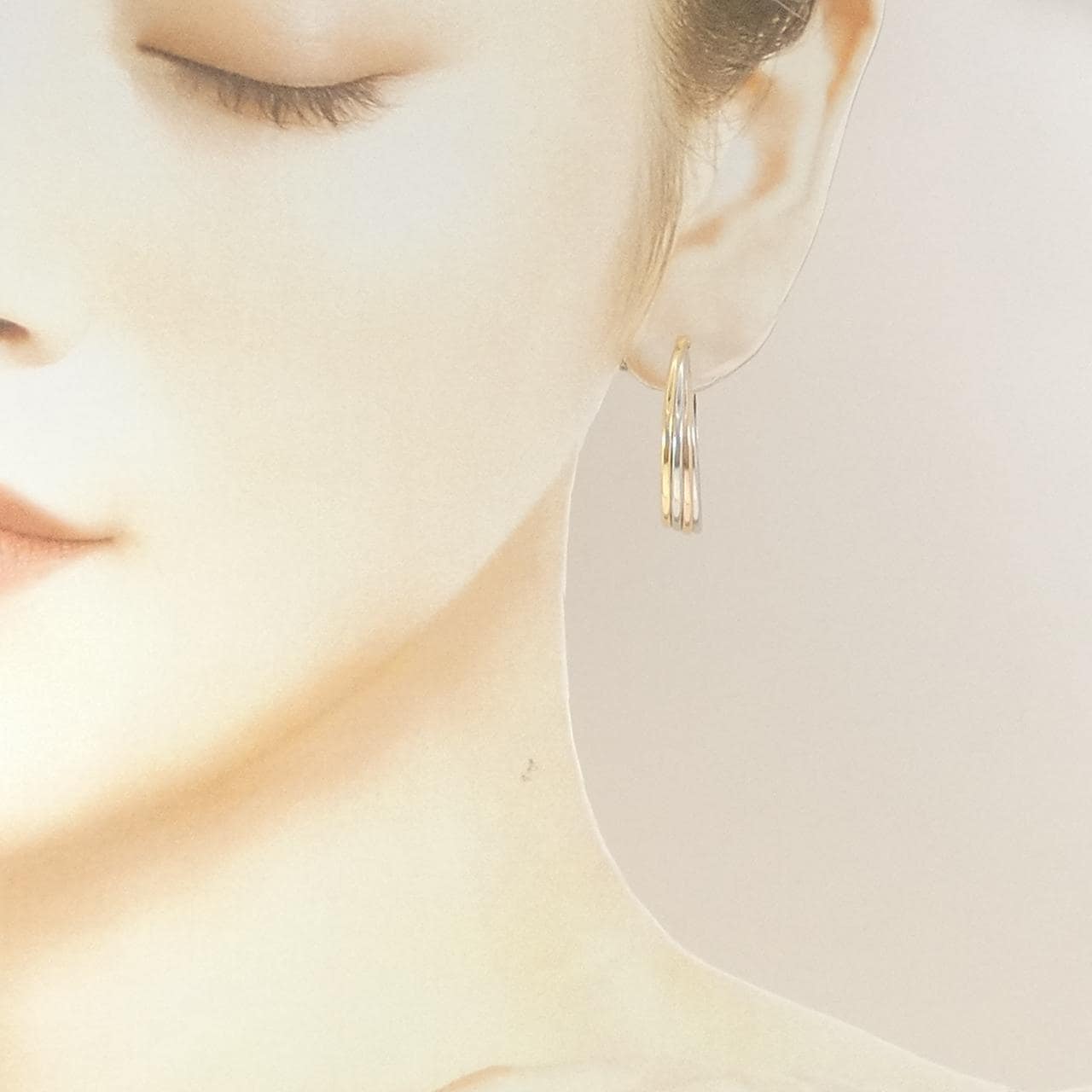 PT900/K18YG/K18PG ピアス