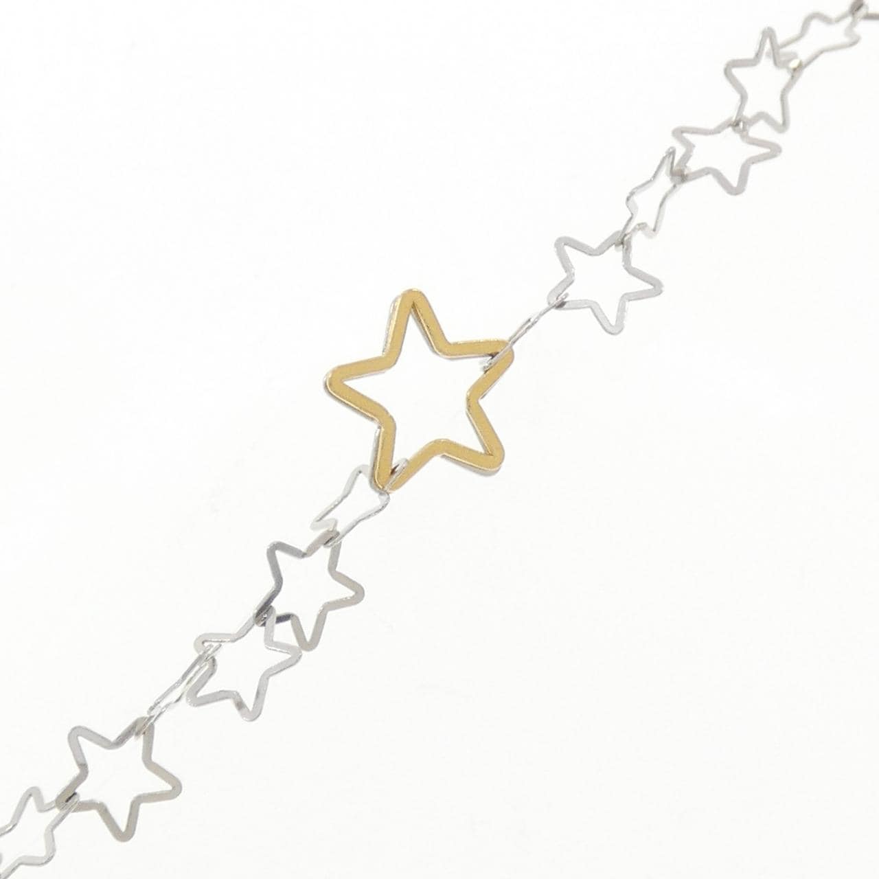 PT999/K24YG スター×ムーン ネックレス