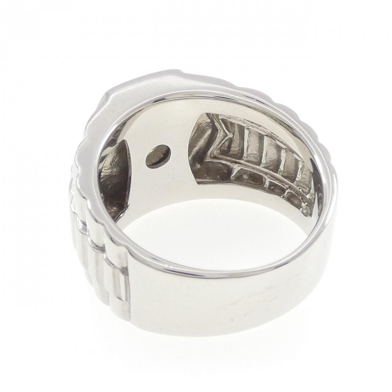 PT900 印台 ダイヤモンド リング 0.40CT